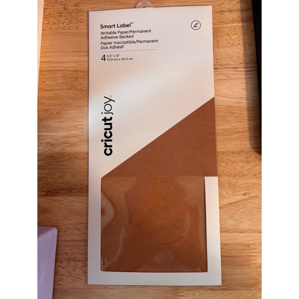 Cricut Joy Smart Label, Writable Paper/Permanent Adhesive Backed 4 sheets